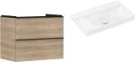 Hansgrohe Készlet szekrény Hansgrohe Xelu Q 54029670, mosdótál Hansgrohe Xelu Q 61032450