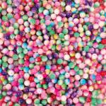 Playbox Playbox: Fűzhető színes melange üveggyöngy készlet - O 8 mm 250db-os csomag (2472315)