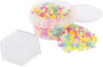 Playbox PlayBox: 5mm-es MIDI vasalható átlátszó gyöngy 1000db-os hatszögletű alaplappal (2456650) - innotechshop