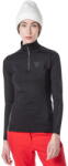 Rossignol Classique 1/2 Zip termoaktív női hosszú ujjú XL fekete
