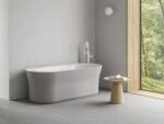RAVAK Ypsilon 180x80 cm gri fumuriu/alb (XC00100078)