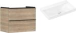 Hansgrohe Készlet szekrény Hansgrohe Xelu Q 54029670, mosdótál Hansgrohe Xelu Q 61026450