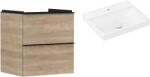 Hansgrohe Készlet szekrény Hansgrohe Xelu Q 54025670, mosdótál Hansgrohe Xelu Q 61016450