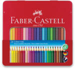 Faber-Castell Creioane colorate FABER-CASTELL Grip 2001, 24 de culori, cutie metalică (0086-1124230)