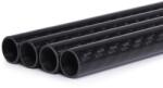Alphacool Carbon HardTube 13mm 4x 80cm, cső (fekete, 4 darabos készlet) (18657) (18657) (18657)