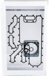  Stealkey Customs Front Plate Lian Li O11D Mini - MK2 (fehér)
