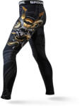 Ground Game Oni Samurai férfi MMA leggings M fekete|sárga