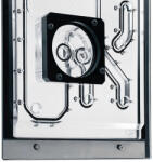  Stealkey Customs Lian Li O11D Mini Front MK2 D5 Distroplate - Acryl - fekete (SW10011.2)