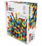 EMOS D5AM02 karácsonyi fényfüzér Cherry - golyók 8m 3.6W | 480 LED | IP44 - időzítő, többszínű, zöld