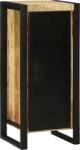 vidaXL Fürdőszoba Fali Szekrény 40x35x90 cm Tömör Durva Fa Mangó (4013613)