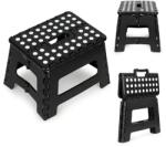 ModernHome Összecsukható műanyag fellépő 1 fokos, 22 cm magas, 120 kg (PJJFS001-C BLACK)