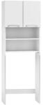 ModernHome Fehér mosógép fölé építhető fürdőszoba szekrény 183×64×30 cm (RH1908-45)
