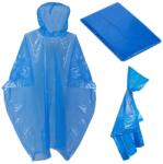  Összecsukható vízálló esőponcho kapucnival, L-méret, 130×125 cm (01698_N)