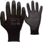 Mercator Medical Tech black+black PU mártott munkavédelmi kesztyű 1pár - 7/S