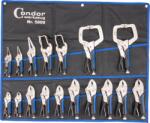 CONDOR Set clesti de blocare, 17 piese, universal/sudor/clema/Langbeck, Condor 5800 (CR-5800) Cleste