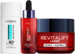 L'Oréal L'ORÉAL PARIS Revitalift Laser szérum és nappali krém Bright Reveal SPF50+ Fluiddal (30+50+50 ml)