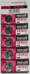 Maxell CR2032 Lítium Gombelem 5db/csomag (75495CM / 18742) - nyomtassingyen