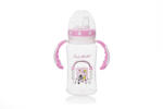 Baby Bruin széles nyakú PP cumisü tanulópohár 300ml rózsa - vitalcafe