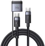 Mcdodo CA-01402 2in1 USB-C USB-C + Magsafe 3 kábel - 2m (fekete) (CA-0140)
