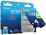 Panasonic eneloop 2000mAh HR6/4BE BK-3MCDEC4BE NiMh ceruza akkumulátor AA tölthető elem (eneloop-HR6-4BE-2000)
