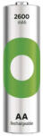 GP Batteries 2600mAh HR6/2BP B25272 NiMH ceruza akkumulátor AA tölthető elem (GP-HR6-2-2600)