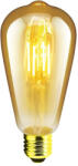 Landlite LED filament, E27, 7.3W, 710lm, 1700K, (RUB-ST64-7.3W/FLT), dimmable, golden, vintage, edison, dekoratív LED izzó, LED fényforrás, LED lámpa