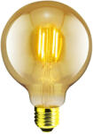 Landlite LED filament, E27, 7.3W, G95, 710lm, 1700K, (RUB-G95-4W/FLT), dimmable, golden, vintage, edison, dekoratív LED izzó, LED fényforrás, LED lámpa