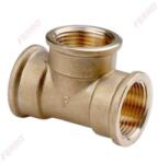 FERRO sárgaréz egál T-idom G1" (T04Z) (T04Z)