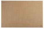 Exacompta Könyökalátét, karton, 575x375 mm EXACOMPTA, "Eterneco®", barna (60147D) - tonerpiac