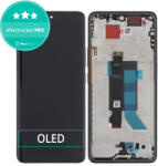 Xiaomi Redmi Note 14 Pro 5G 24090RA29G - LCD Kijelző + Érintőüveg + Keret (Midnight Black) OLED, Midnight Black