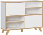 Germania Fehér lakkozott Helsinki komód 120 x 40 cm (4170-513)