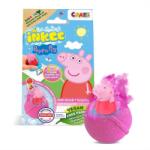 CRAZE Inkee vegán fürdőgolyó csomag eperfagyi aormával - Peppa malac nyomda figurával