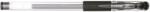 DONAU Pix transparent cu gel, rubber grip, 0.5 mm, cerneala rezistenta la apa, DONAU - negru (DN-7342001PL-01)