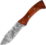 HARAHU Cuțit outdoor CO-37282 KC3206 - Maro / Tiger KP37282