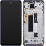  Xiaomi Mi 10T Lite 5G kompatibilis LCD modul kerettel, OEM jellegű, kék