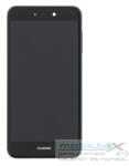 Huawei P8/P9 Lite (2017) kompatibilis LCD modul kerettel, OEM jellegű, fekete, Grade S+ - mobil-box