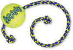 KONG SqueakAir Ball Teniszladba Kötéllel Kutyajáték M - blupet