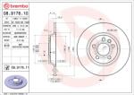 BREMBO féktárcsa BREMBO 08.9176. 11 for FORD, SEAT, VW (08.9176.11)