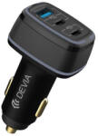 DEVIA Extreme Speed 115W autós gyorstöltő - USB + 2× Type-C kimenettel, laptophoz is (devia-115w-auto-usb-2xc-gyorstolto)