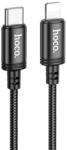 hoco. X89 adatkábel (Type-C - lightning, 27W, PD gyorstöltő, 200cm) FEKETE (X89_C_L_B_200) - bluedigital