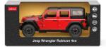 R.M.Toys MASINUTA METALICA JEEP WRANGLER RUBICON 4XE ROSU SCARA 1 LA 24 (Ras64610_Rosu)