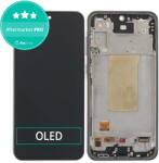 Samsung Galaxy A36 A366E - Ecran LCD + Sticlă Tactilă + Ramă (Awesome Black) OLED, Awesome Black
