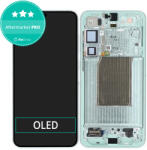Samsung Galaxy S25 Plus - Ecran LCD + Sticlă Tactilă + Ramă (Mint) OLED, Mint