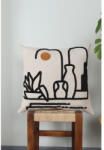 Aberto Design Prémium vászonpárna, 43 x 43 cm | Puha szilikon töltelék | Stílusos és kényelmes lakberendezésben, nappaliban vagy hálószobában | Tartós és elegáns design (85845-849BLC3315)