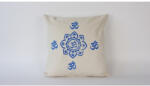 Aberto Design Kézzel készített krémszínű vászon párnahuzat (50 x 50 cm) | 100% természetes szövet | Elegant & Soft Touch | Tökéletes lakberendezéshez és hangulatos lakóterekhez (85792-849BLC3263)