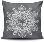 Aberto Design Puha és stílusos párna (43 x 43 cm), 50% pamut/50% poliészter, szilikon töltelék | Mosható, vasalható, rejtett cipzár | Tökéletes otthoni dekorációhoz és kényelemhez (84987-425SPF0107)