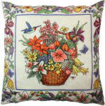 Aberto Design Puha és stílusos párna (43 x 43 cm), 50% pamut/50% poliészter, mosható és vasalható, rejtett cipzár, szilikon töltet | Tökéletes otthoni dekorációhoz és kényelemhez (84868-420GRC0116)