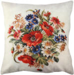 Aberto Design Puha és stílusos párna (43 x 43 cm), 50% pamut/50% poliészter, mosható és vasalható, rejtett cipzár, szilikon töltet | Tökéletes otthoni dekorációhoz és kényelemhez (84871-420GRC0133)
