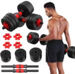 4FIZJO Halterele reglabile din bitum 2 x 15 kg