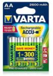 VARTA Ready2Use 4 db AA Ni-MH 2600 mAh előtöltött akkumulátor (47045)